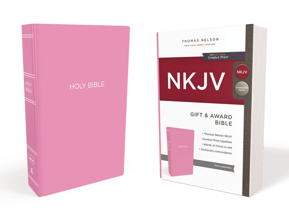 NKJV Gift And Award, Pink, Red Letter Ed.