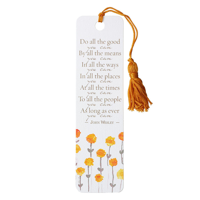 Do All the Good You Can Tassel Bookmark