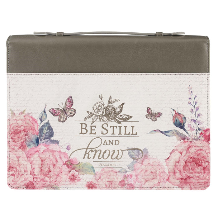 Be Still and Know Fashion Bible Cover, Medium