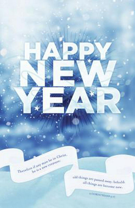 Happy New Year Bulletin (Pack of 100)