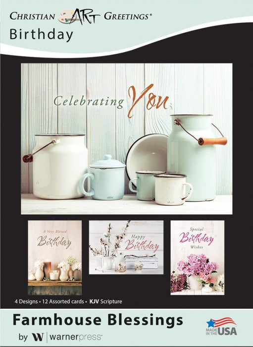 Boxed Cards - Farmhouse Blessings Birthday (pack of 12)