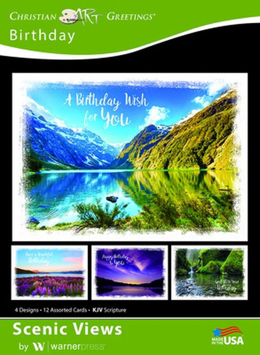 Boxed Greeting Cards - Birthday Scenic Views