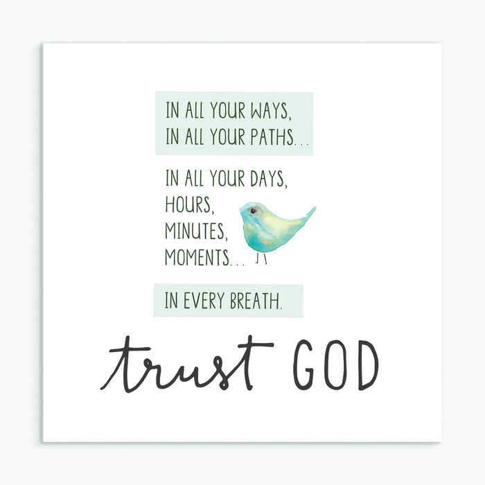 Trust God Greeting Card