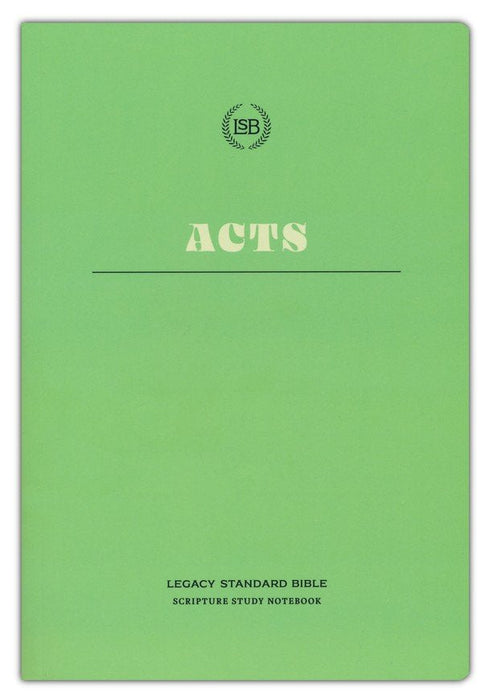 LSB Scripture Study Notebook: Acts