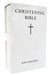 KJV Standard Christening Edition Bible White Imitation Leather - N/A - Re-vived.com