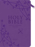 ESV Compact Gift Edition Purple Leather Bible - N/A - Re-vived.com