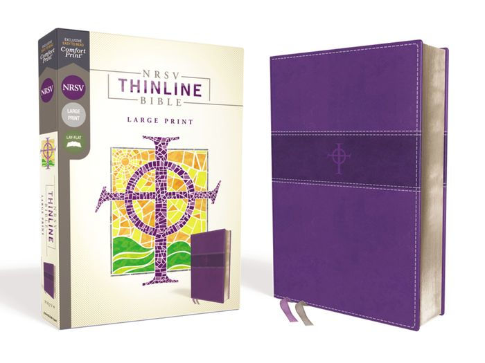 NRSV Thinline Bible, Purple, Large Print