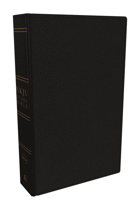 NKJV Study Bible, Black, Comfort Print, Red Letter Edition