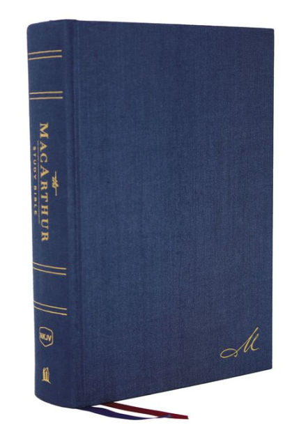 NKJV MacArthur Study Bible, Blue, Comfort Print