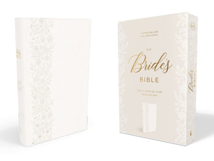 KJV Bride's Bible, White, Red Letter, Comfort Print