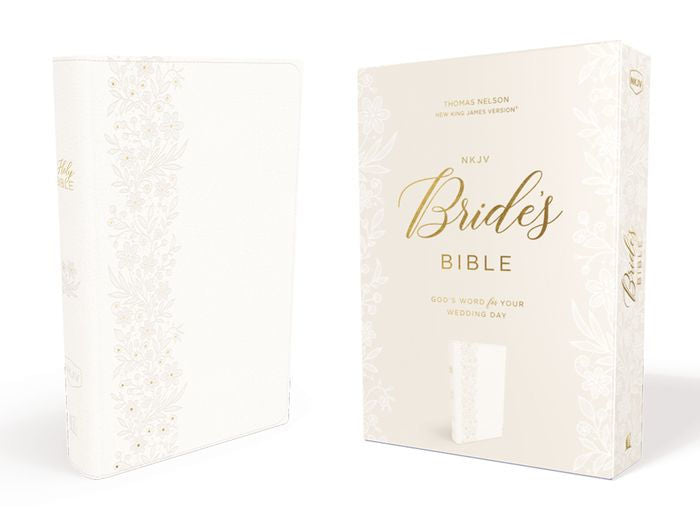 NKJV Bride's Bible, White, Red Letter, Comfort Print