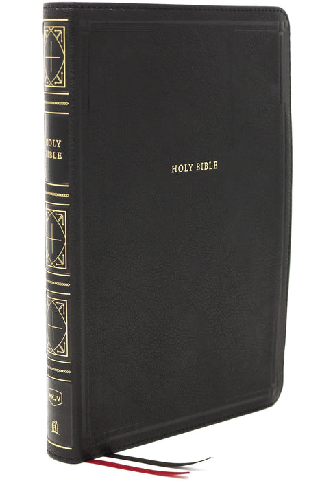 NKJV Thinline Bible, Black, Giant Print, Red Letter, Indexed