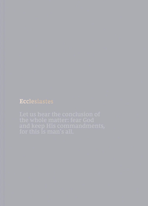 NKJV Bible Journal: Ecclesiastes