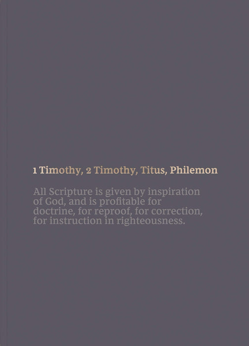 NKJV Bible Journal: 1-2 Timothy, Titus, Philemon