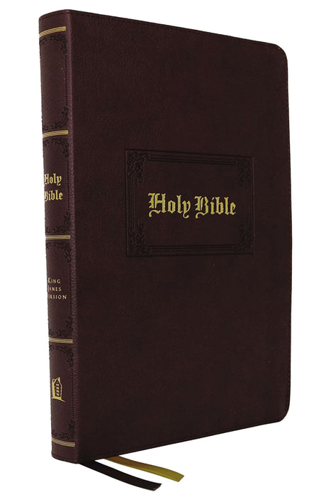 KJV Thinline Bible, Large Print, Brown, Comfort Print