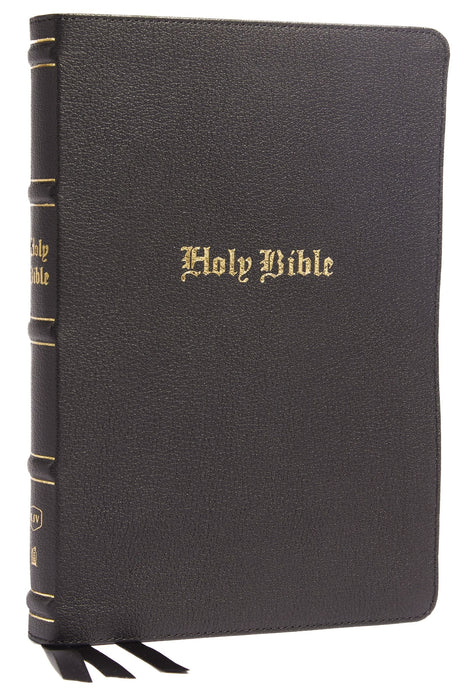 KJV Thinline Bible, Large Print, Black Leather