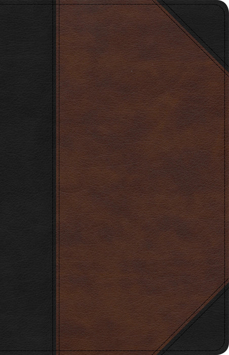 KJV Large Print Personal Size Reference Bible, Brown/Black