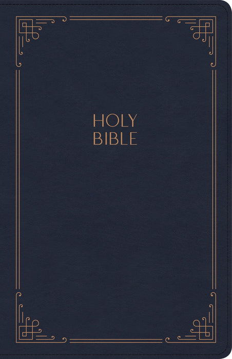 KJV Large Print Personal Size Reference Bible, Navy