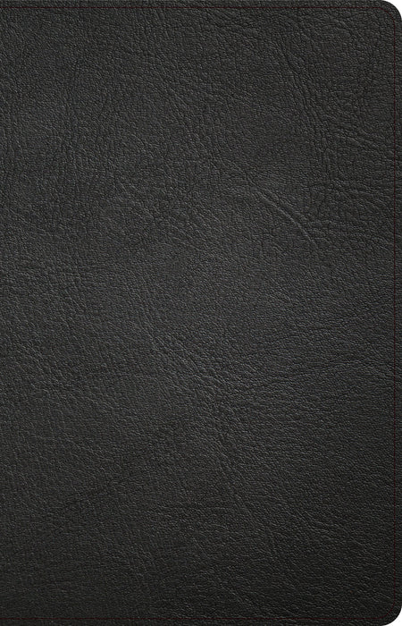 CSB Thinline Bible, Black Genuine Leather, Indexed