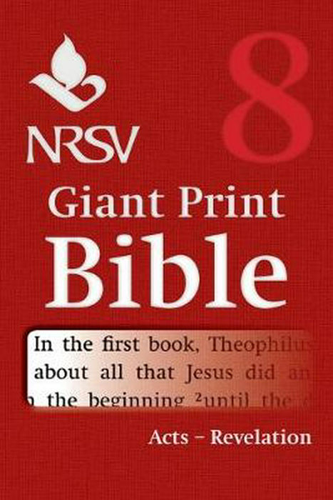 NRSV Giant Print Bible: Acts-Revelation