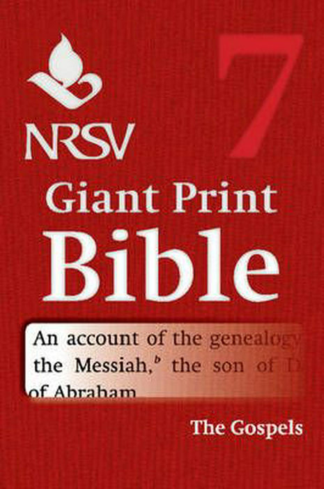 NRSV Giant Print Bible: Gospels