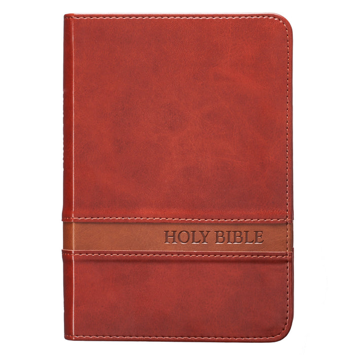 KJV Large Print Compact Bible, Brown