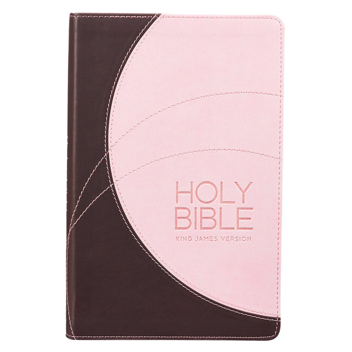 KJV Gift Edition Bible, Brown/Pink