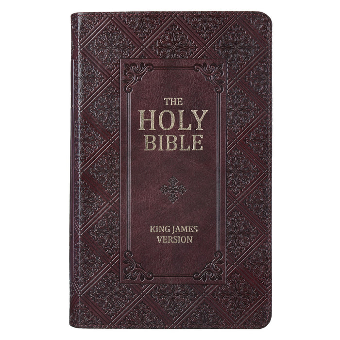 KJV Giant Print Bible, Brown, Thumb Indexed