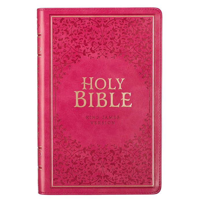 KJV Gift Edition Bible, Pink, Thumb Indexed