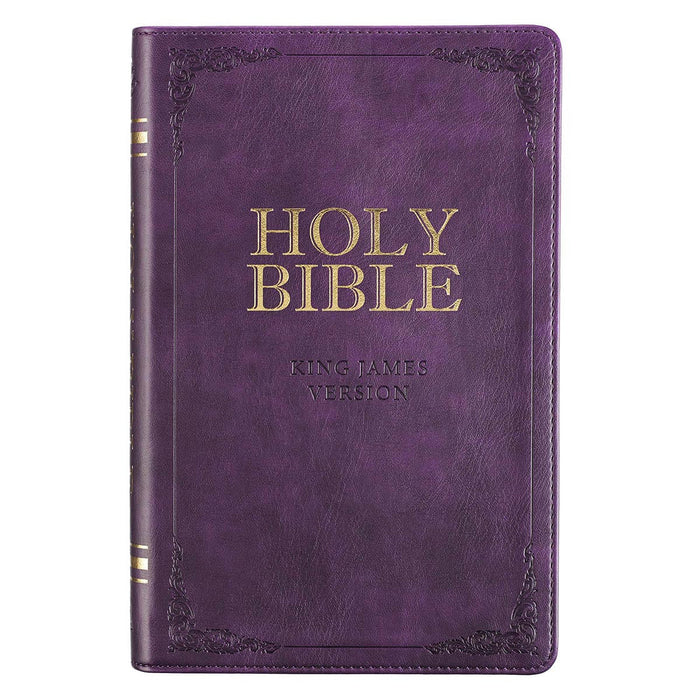 KJV Gift Edition Bible, Purple, Thumb Indexed