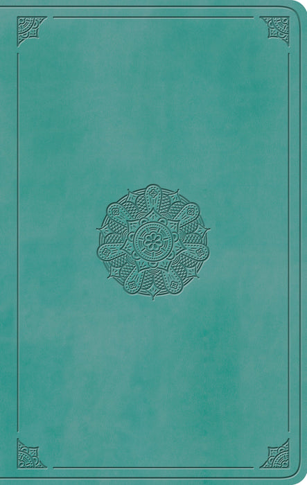 ESV Large Print Value Thinline Bible TruTone, Turquoise