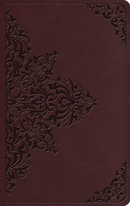 ESV Value Thinline Bible, TruTone, Chestnut, Filigree Design