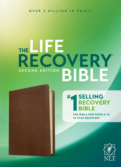 NLT Life Recovery Bible, Second Edition, Rustic Brown