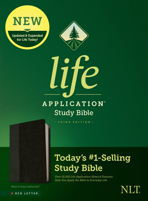 NLT Life Application Study Bible, Third Edition, Black