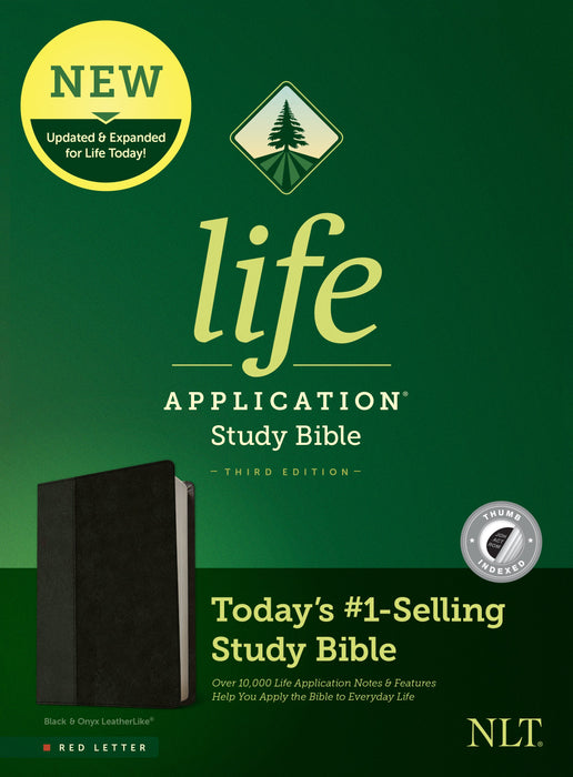 NLT Life Application Study Bible, Third Edition, Black