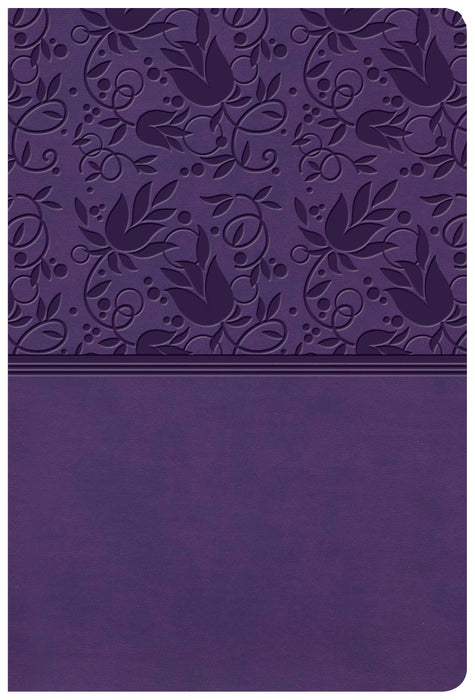 KJV Giant Print Reference Bible, Purple LeatherTouch, Indexe