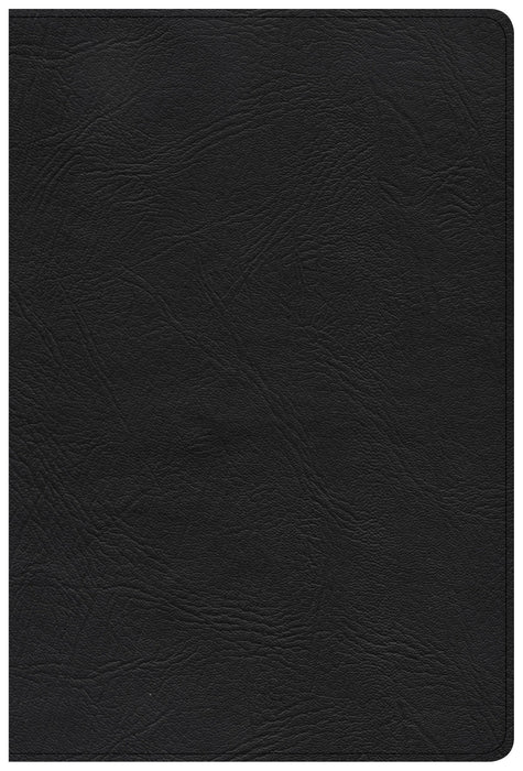 KJV Giant Print Reference Bible, Black Genuine Leather, Inde