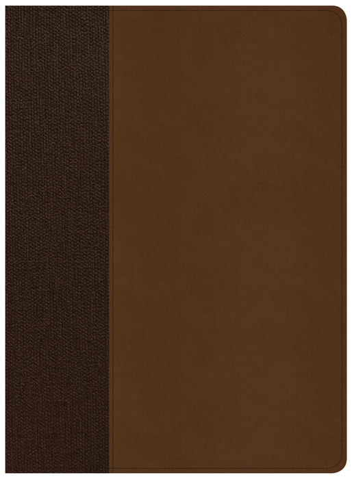 CSB Life Essentials Study Bible, Brown LeatherTouch