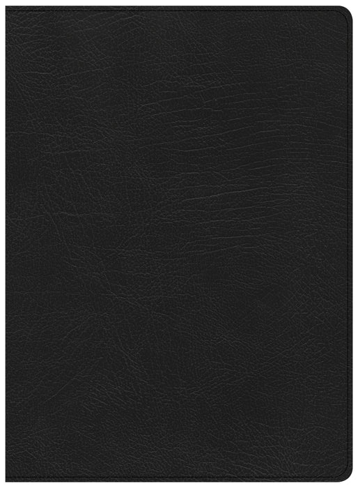 CSB Life Essentials Study Bible, Black Genuine Leather, Inde