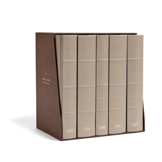 CSB Reader's Bible, Cloth-Over-Board, 5 Volume Collection