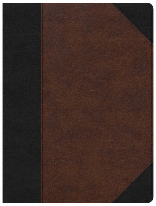 CSB Tony Evans Study Bible, Black/Brown LeatherTouch