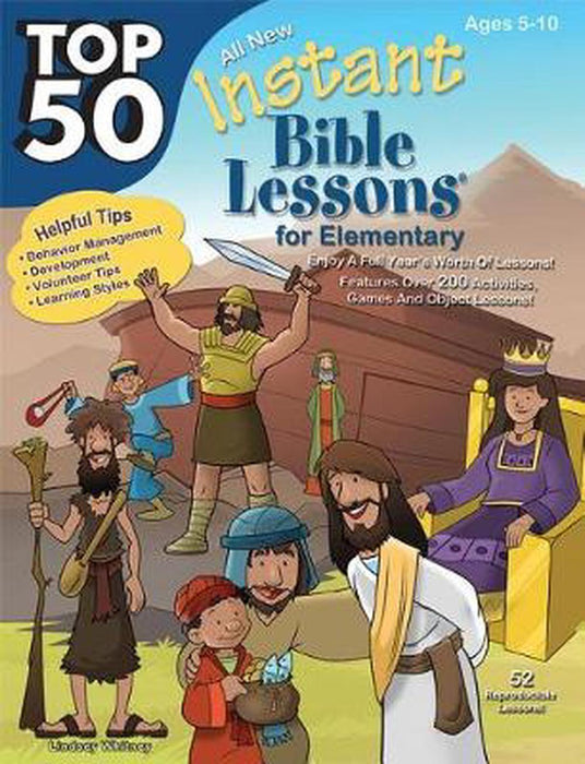 Top 50 Instant Bible Lessons for Elementary with Object Less