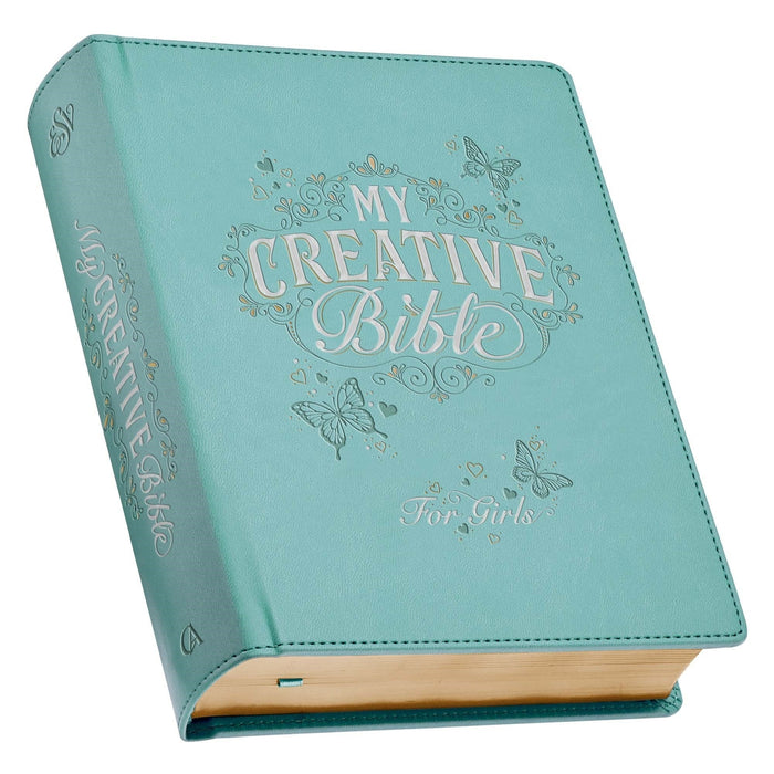 ESV My Creative Bible for Girls, Teal Butterfly