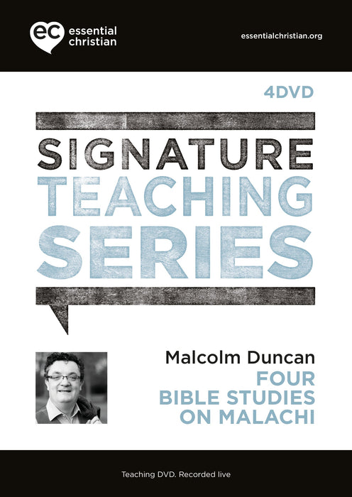 Malachi: Signature Teaching Series 4 Talk DVD