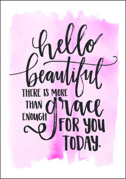 Hello Beautiful - Mini Card