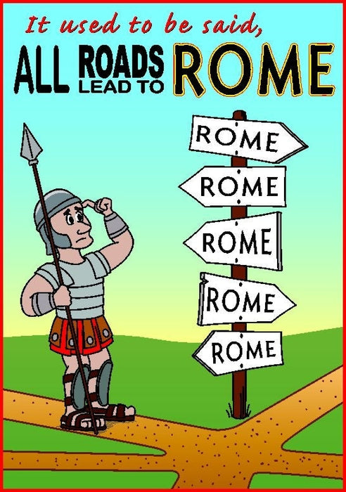 Tracts: All Roads Lead to Rome (Pack of 50)