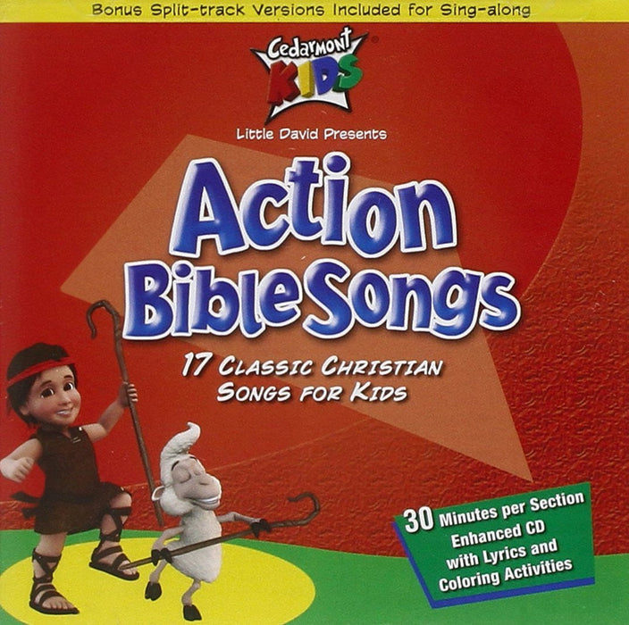 Cedarmont Action Bible Songs CD - Cedarmont Kids - Re-vived.com