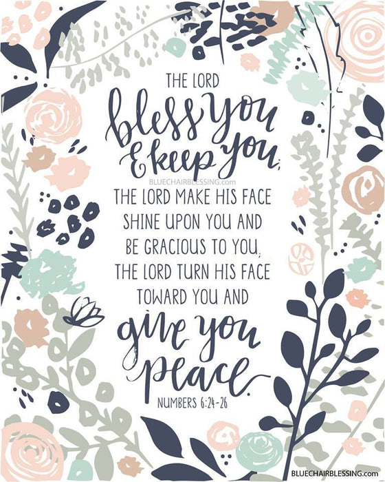 The Lord bless you - A4 Print